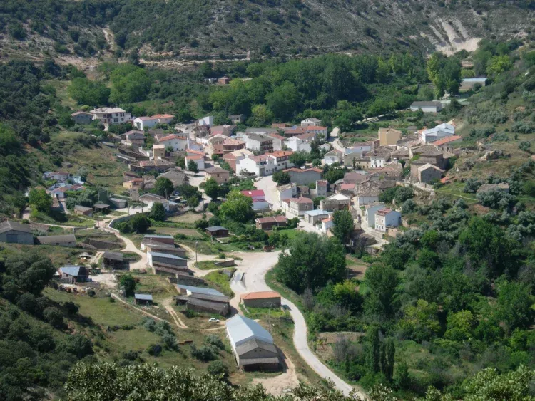 Imagen de Castejón de Henares desde el pico de la Cabeza