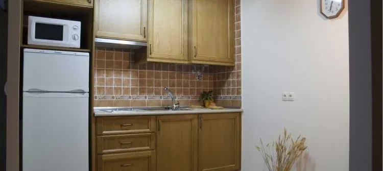 Imagen de Cocina Apartamento Ajedrezado apartamento rural pirineos