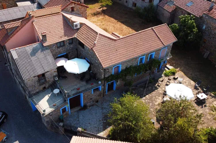 Imagen de vista aerea de la casa