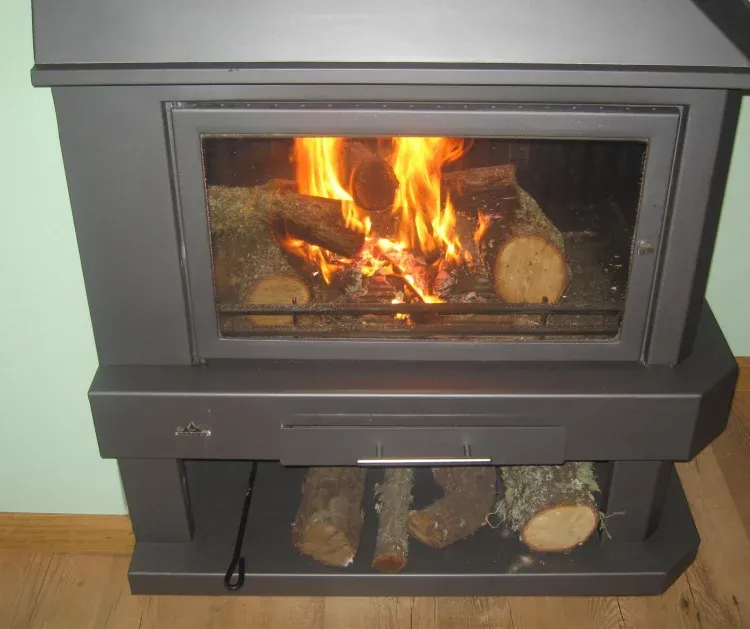 Imagen de Chimenea en la habitación Vidriales.