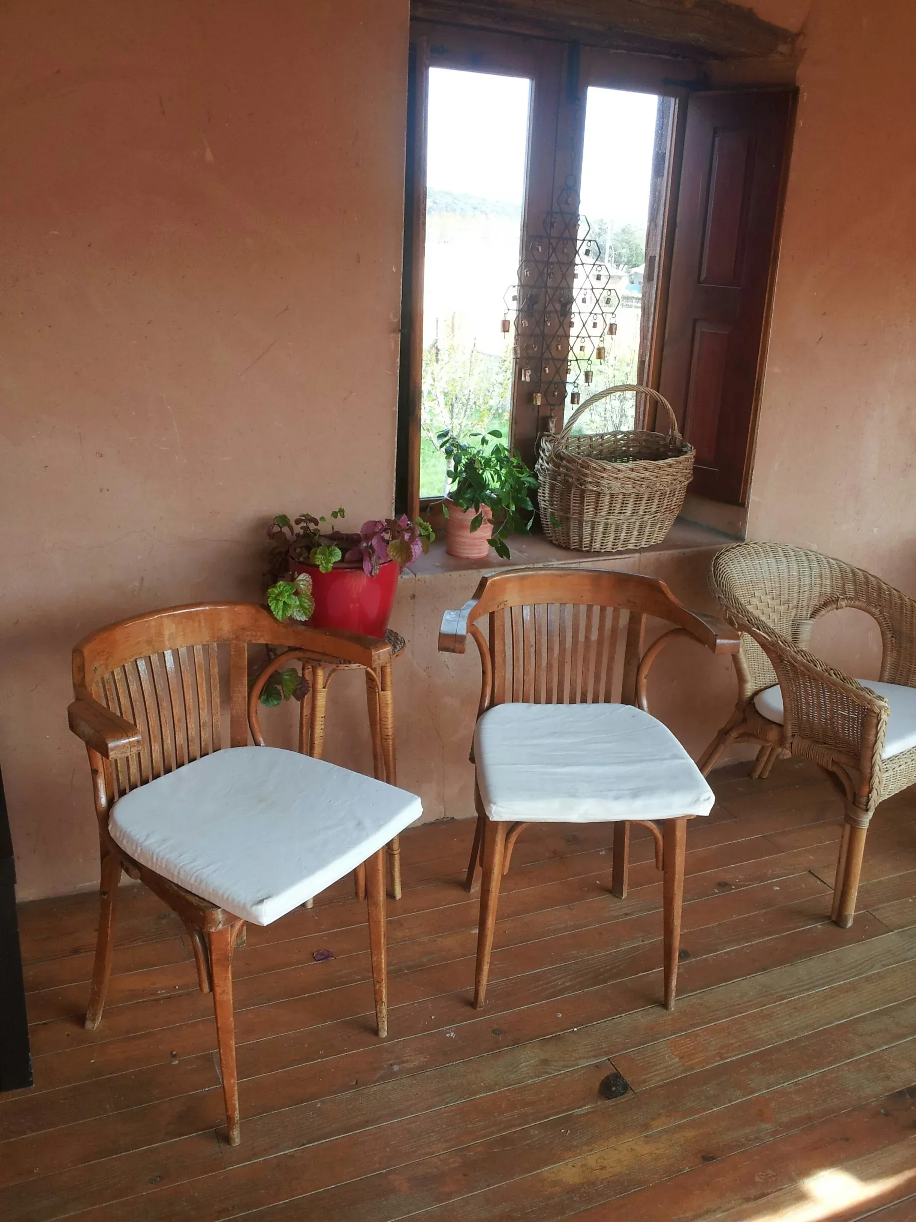 Imagen de Detalle del corredor del Albergue Las Águedas