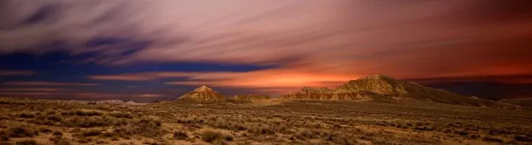 Imagen de Amanece en Bardenas