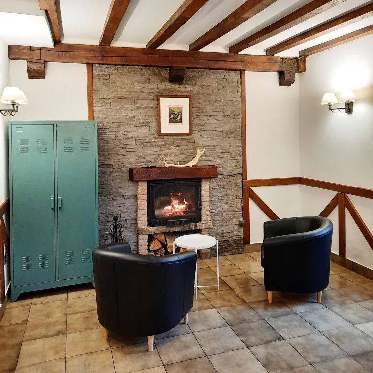 Imagen de Zona de estar chimenea comedor