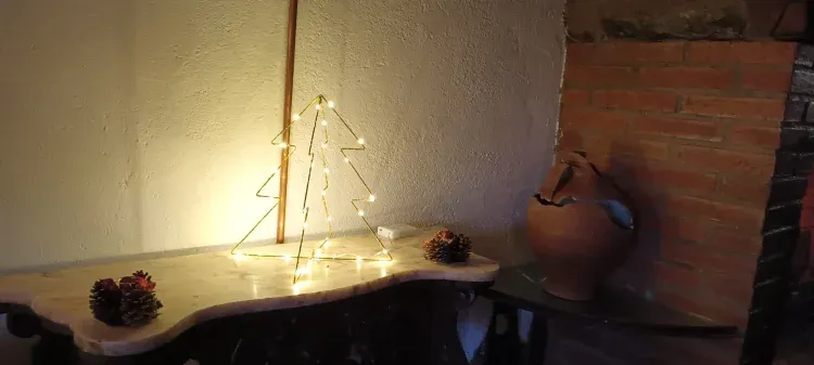 Imagen de Comedor amplio junto a la chimenea