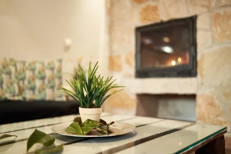 Imagen de Casa Green Detalle chimenea