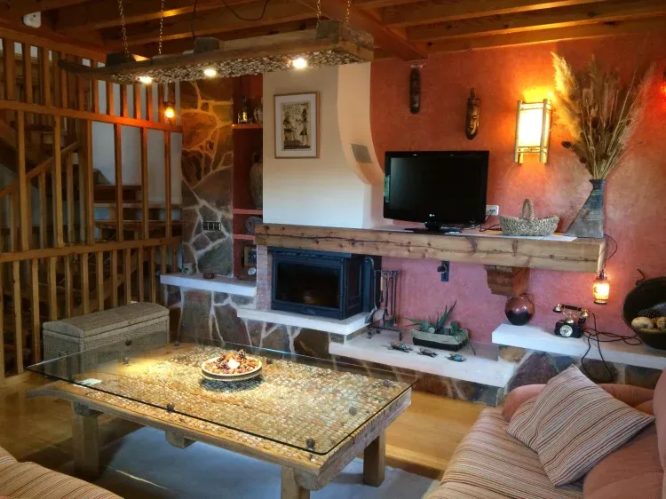 Imagen de Salón y chiminea