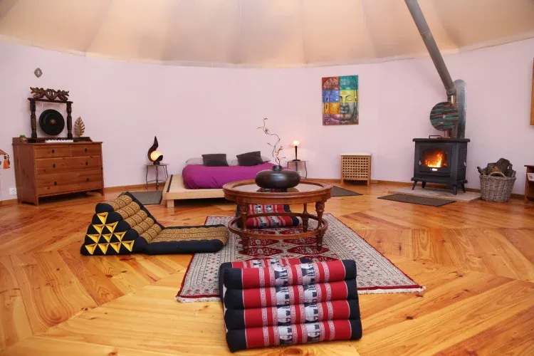 Imagen de Interior Yurta Mongola 