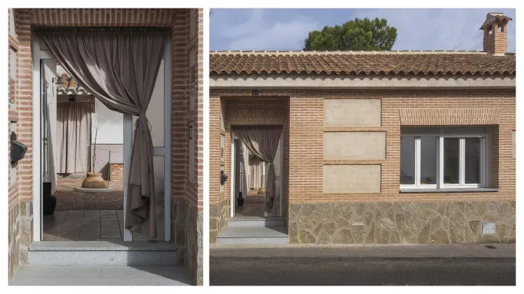Imagen de Entrada a la casa. Directamente al porche, un gran sitio para estar, comer, descansar y muchas cosas más.