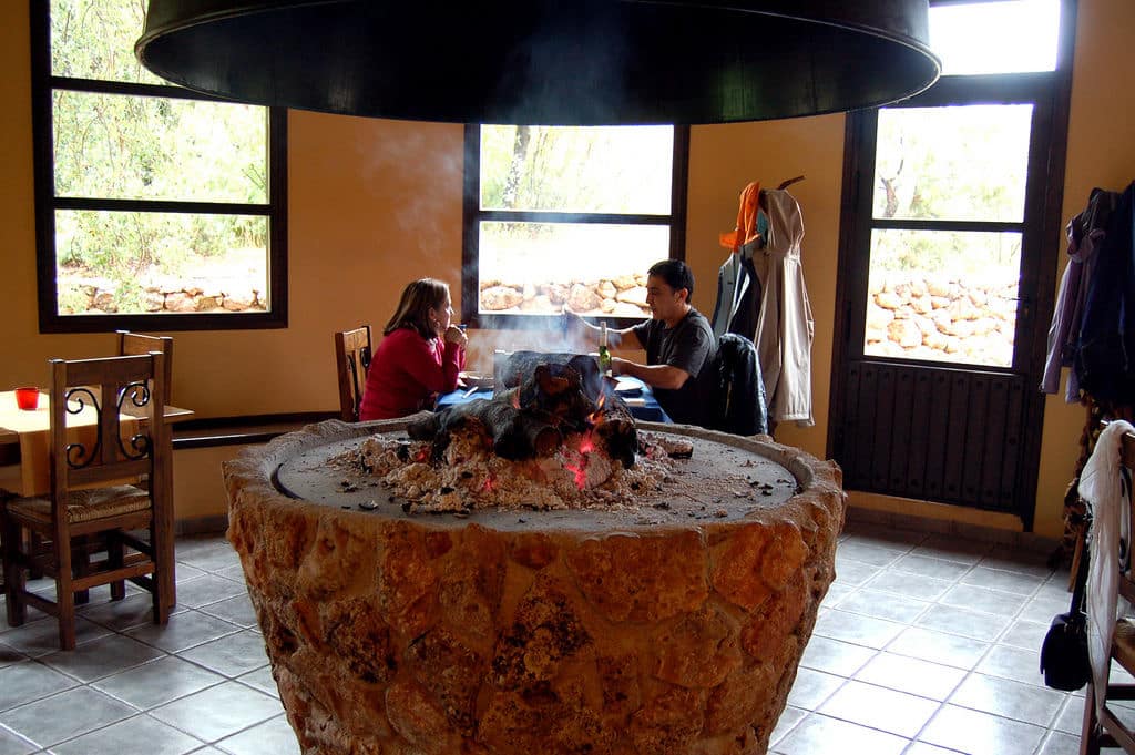 Casas rurales con chimenea para asar castañas