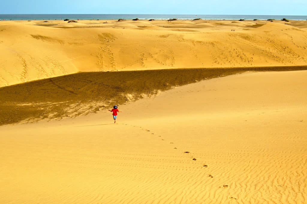 Las Dunas de Gran Canaria, desierto y océano