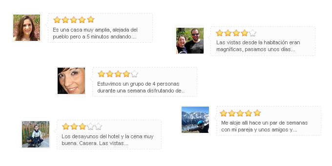 Sistema de opiniones en EscapadaRural.com