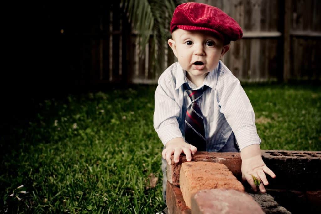 child, beret, bebe