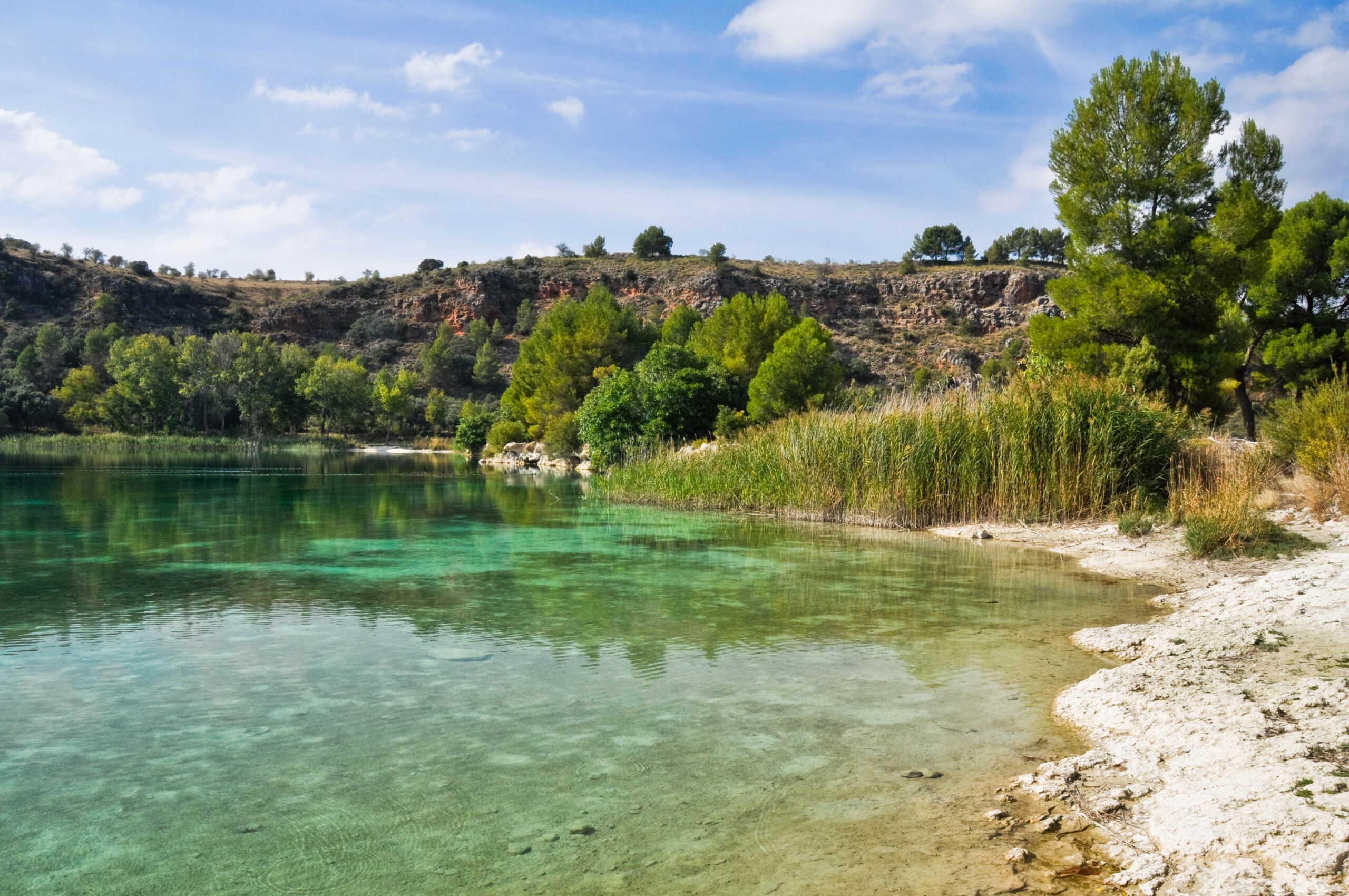 Laguna Santo Morcillo, Parque de Lagunas de Ruidera, La Mancha.