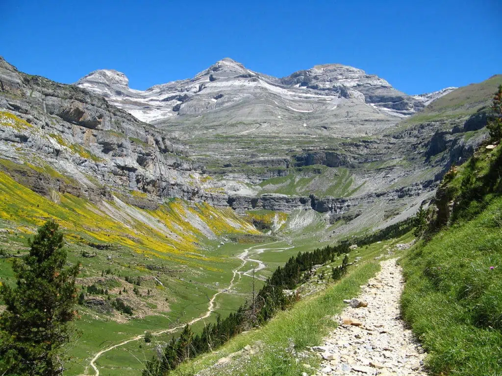 El circo de Soaso, un espectacular enclave del Parque Nacional de Ordesa y Monte Perdido, en el Pirineo aragonés.