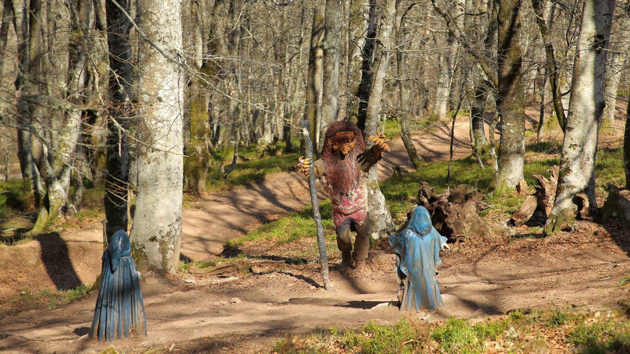 Ojancano y Anjana, Senda Mitológica Peñarrubia, Monte Hozarco o Santa Catalina, Peñarrubia, Cantabria, España. Por Iván Vieito García