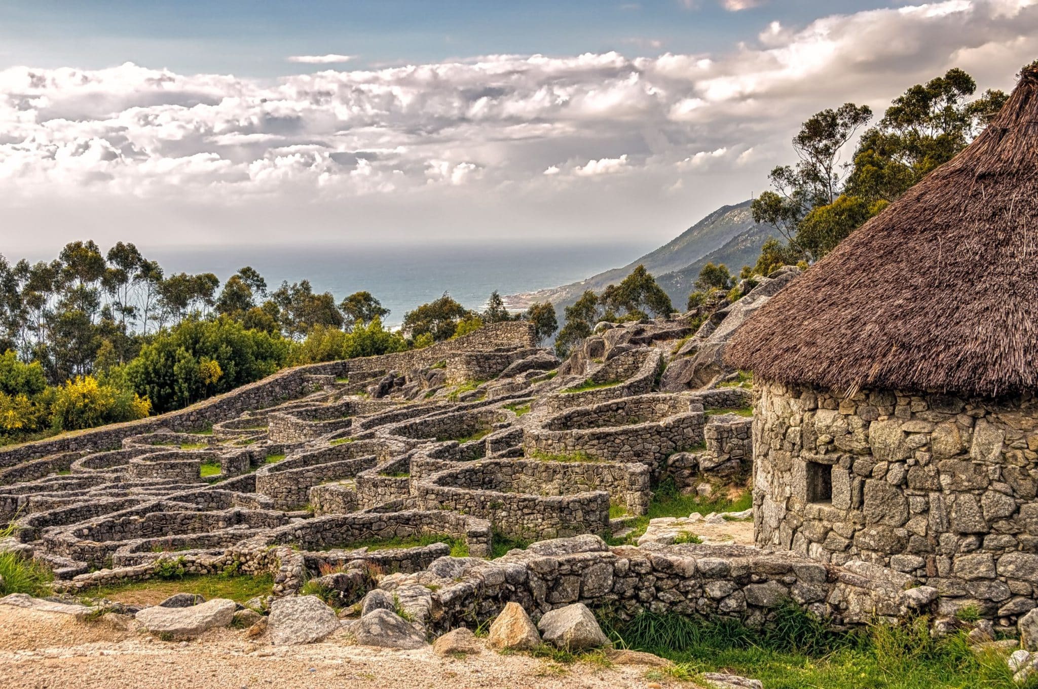 Ruinas celtas en Santa Tecla. Por Lux Blue