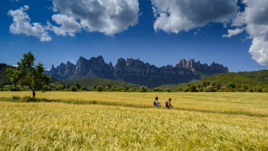 Montaña de Montserrat, en Barcelona.