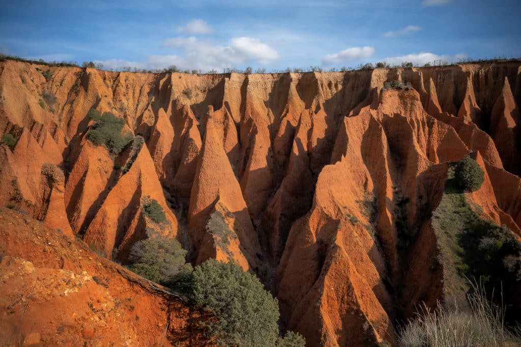 Cárcavas de Pontón de la Oliva, en la Sierra Norte de Madrid. Por Javi