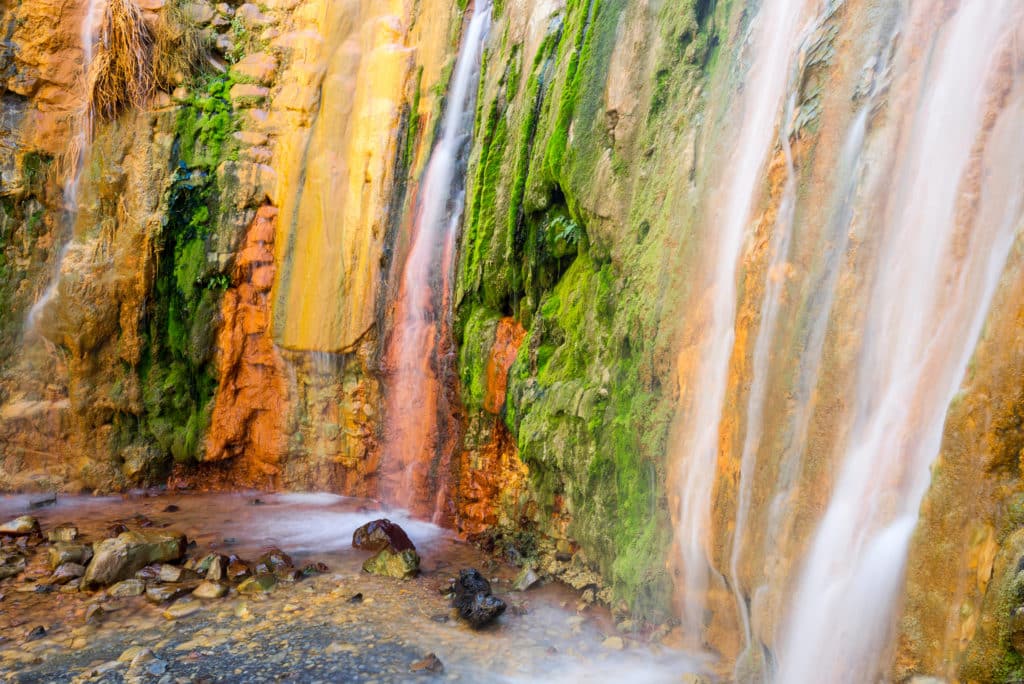 Cascada de colores de la Caldera de Taburiente