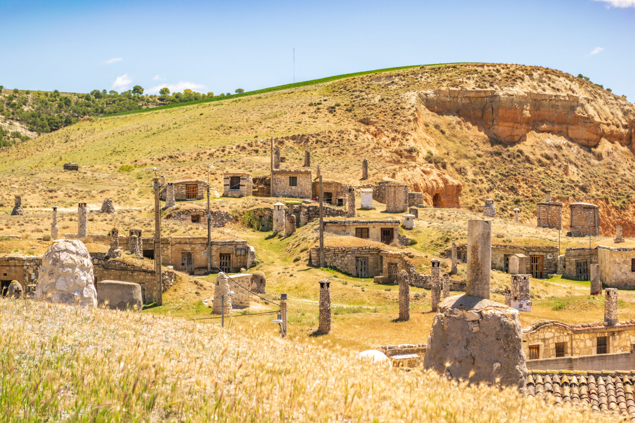 Bodegas subterráneas de Baltanás, en Palencia. Por David Paniagua.