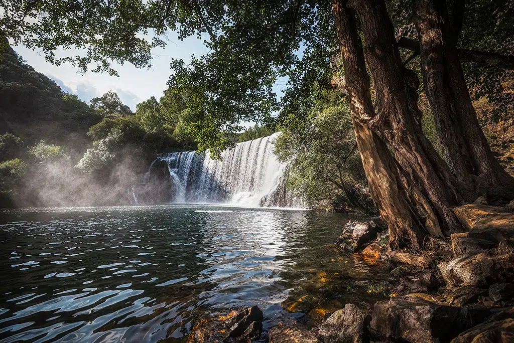 Cascada del Salto del Pelgo, en Toral de los Vados (León).