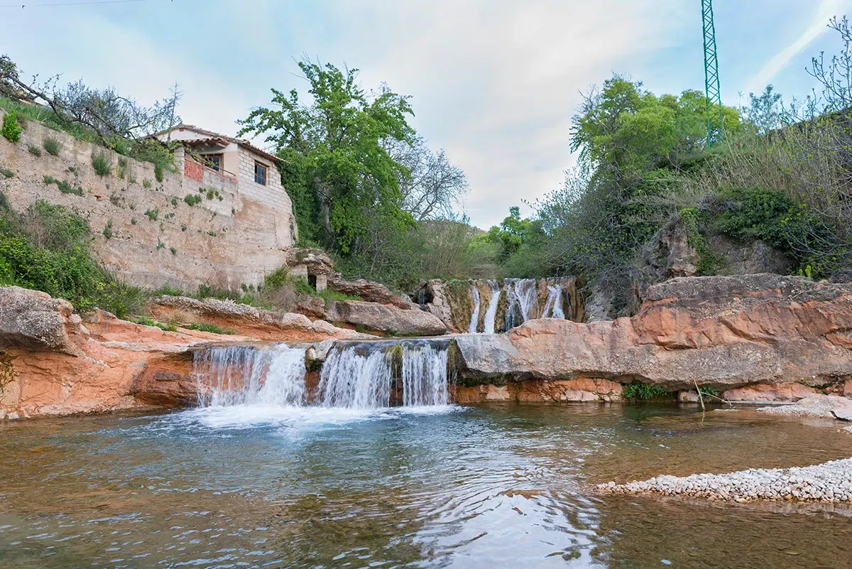 Font de La Rabosa, piscina natural en Beceite (Teruel).