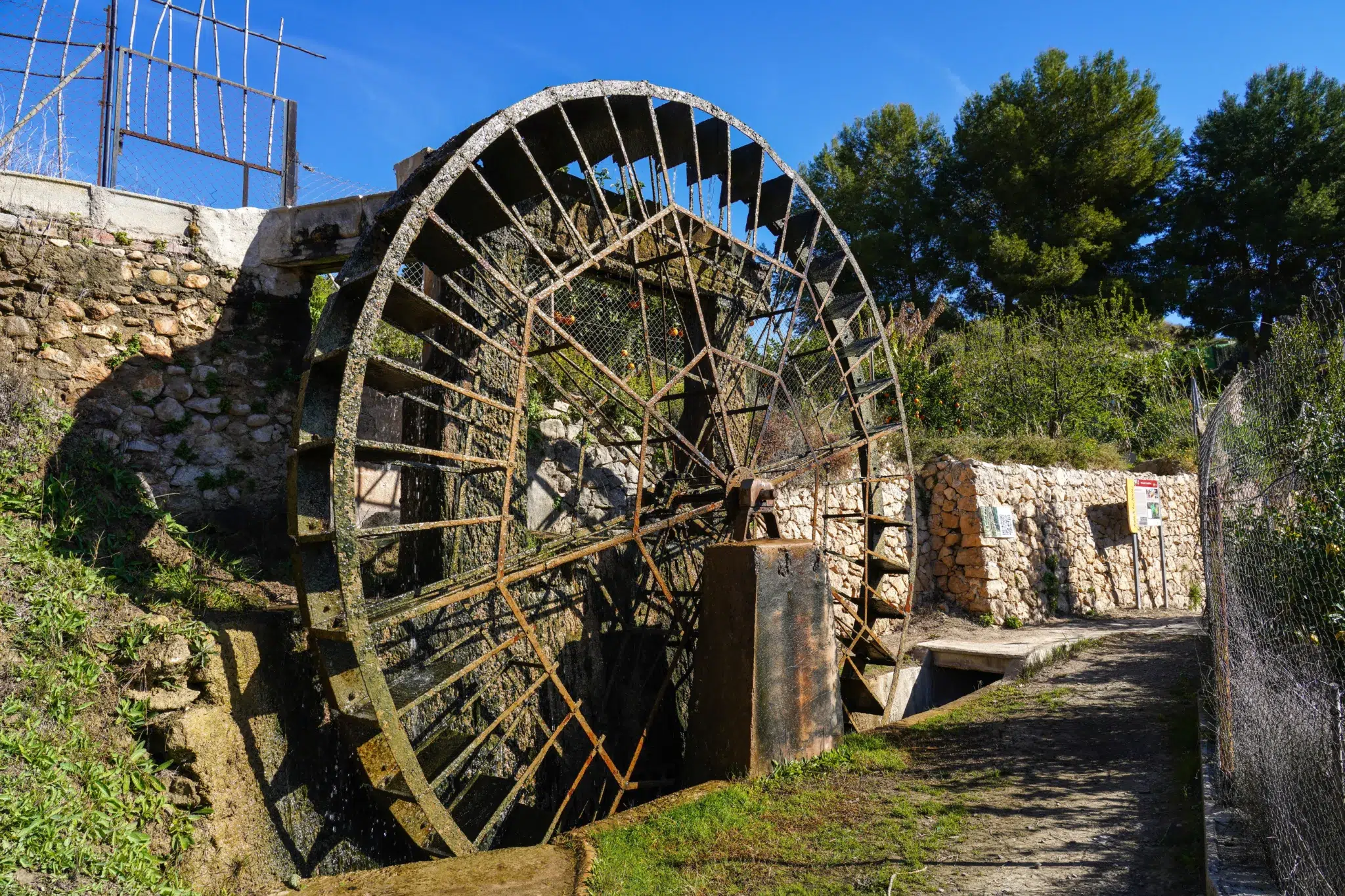 La Ruta de las Norias de Abarán, en Murcia, cuenta con la noria más grande de Europa